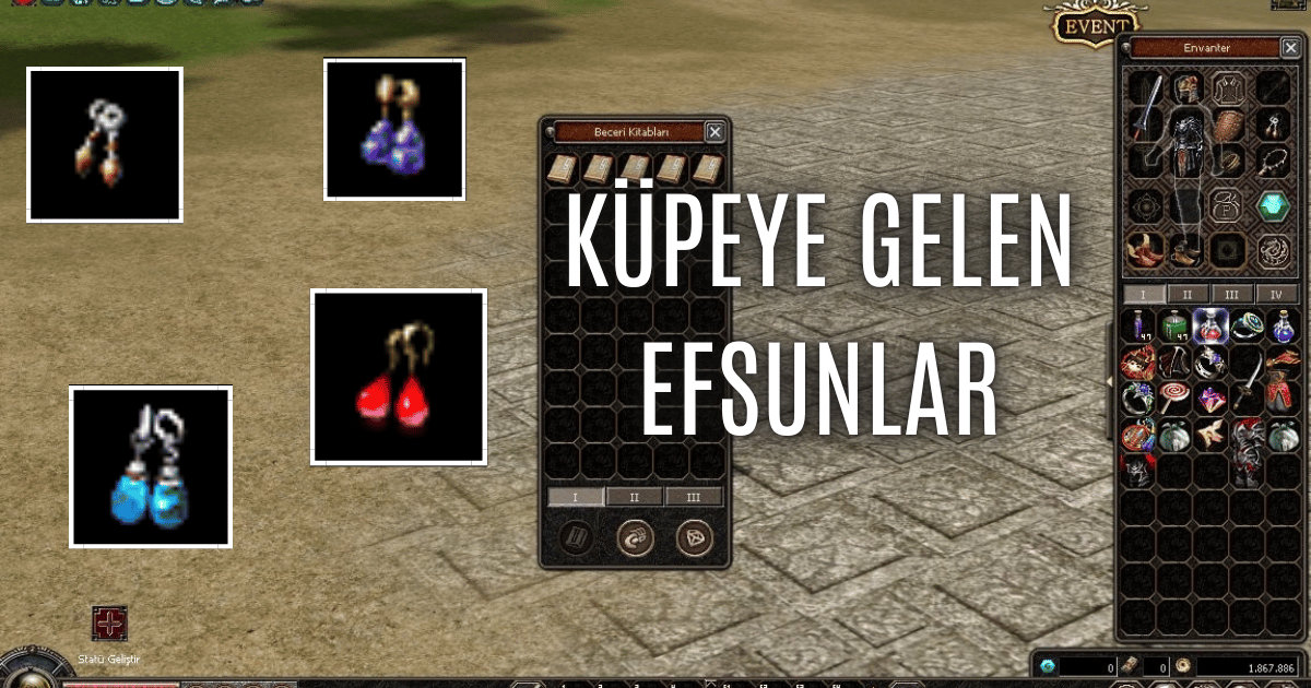 Metin2 Küpeye Gelen Efsunlar 