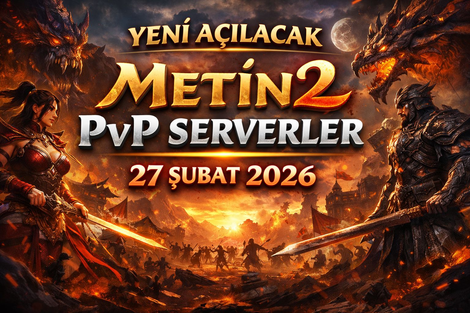 Yeni Açılacak Metin2 PvP Serverler (27 Şubat 2026)