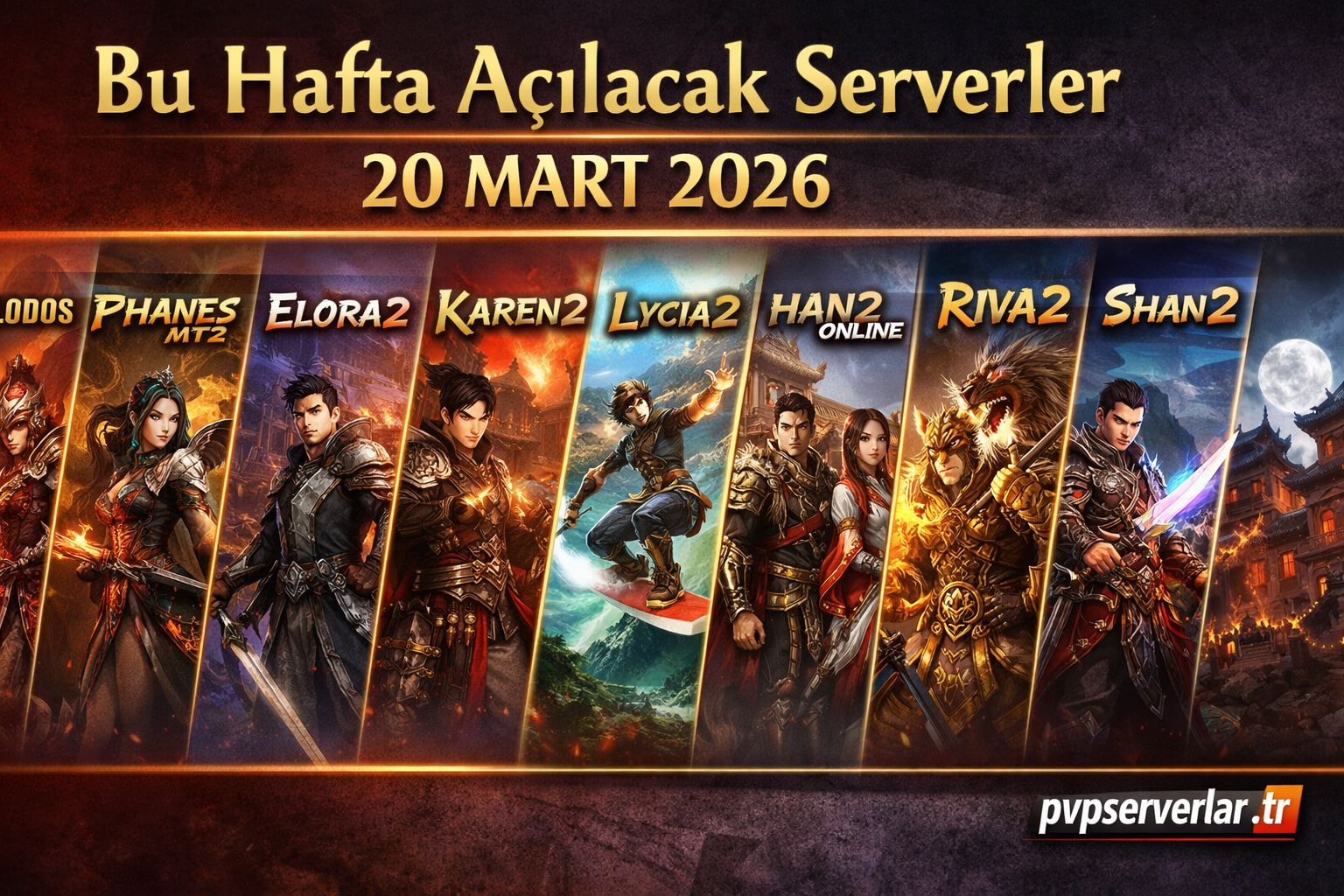 Yeni Açılacak Metin2 PvP Serverler (20 Mart 2026)