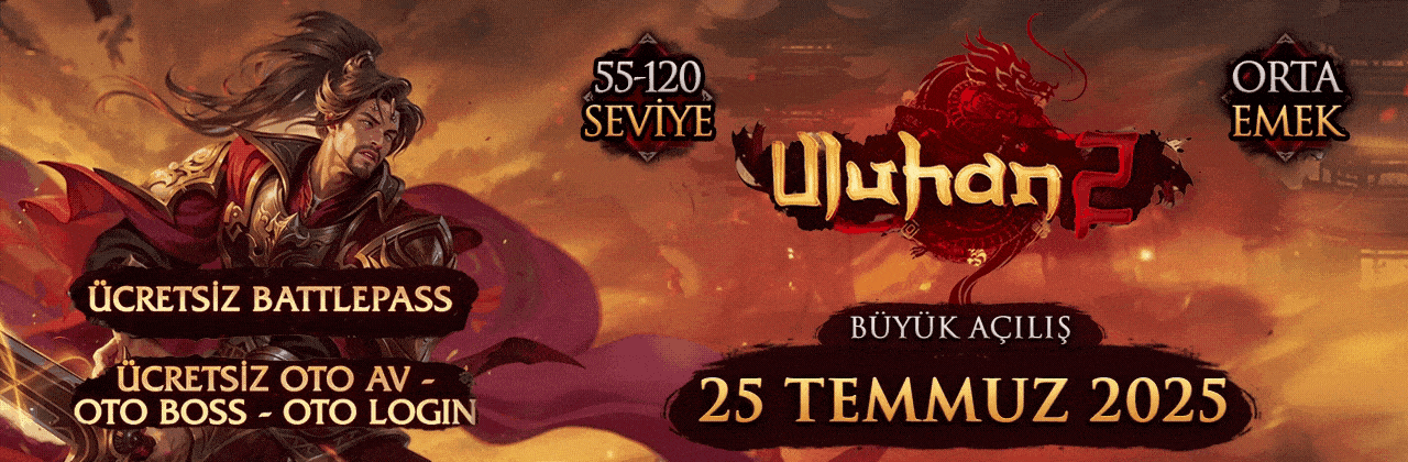 Uluhanmt2 - Metin2 Özel Sunucu Uluhanmt2 - Metin2 PVP Sunucu Bannerı