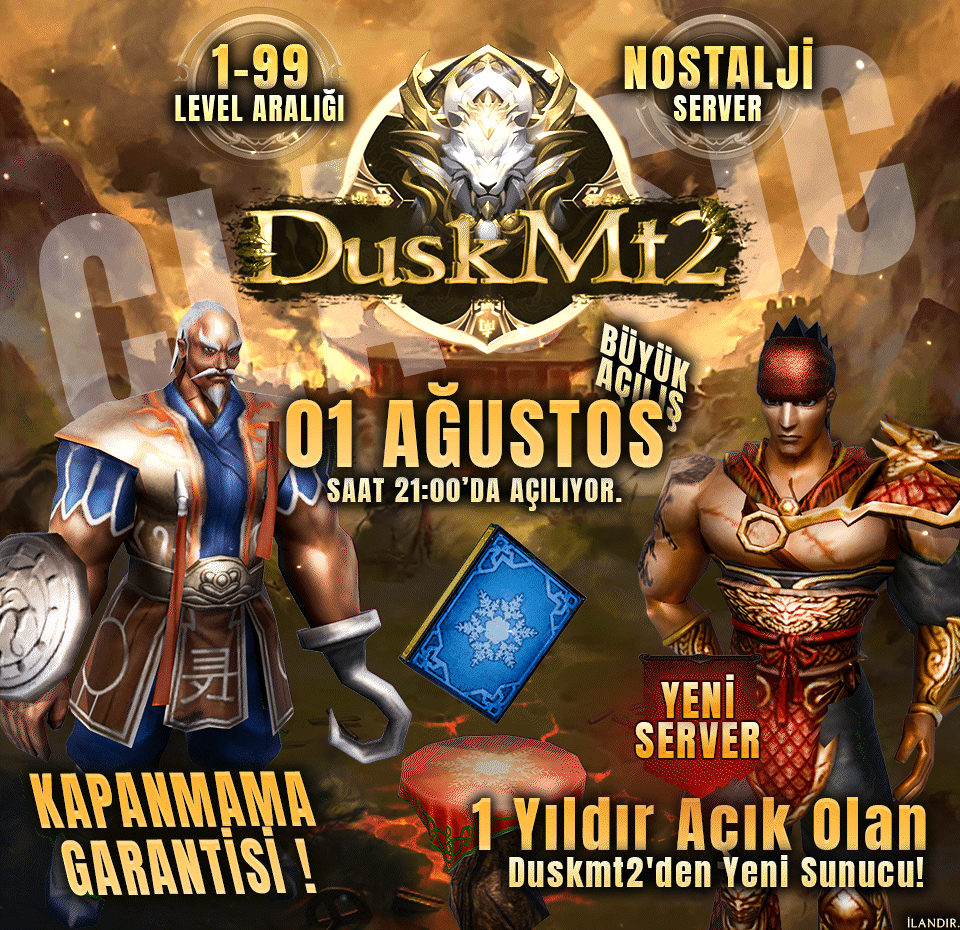 DuskMt2 - Metin2 Özel Sunucu DuskMt2 - Metin2 PVP Sunucu Bannerı