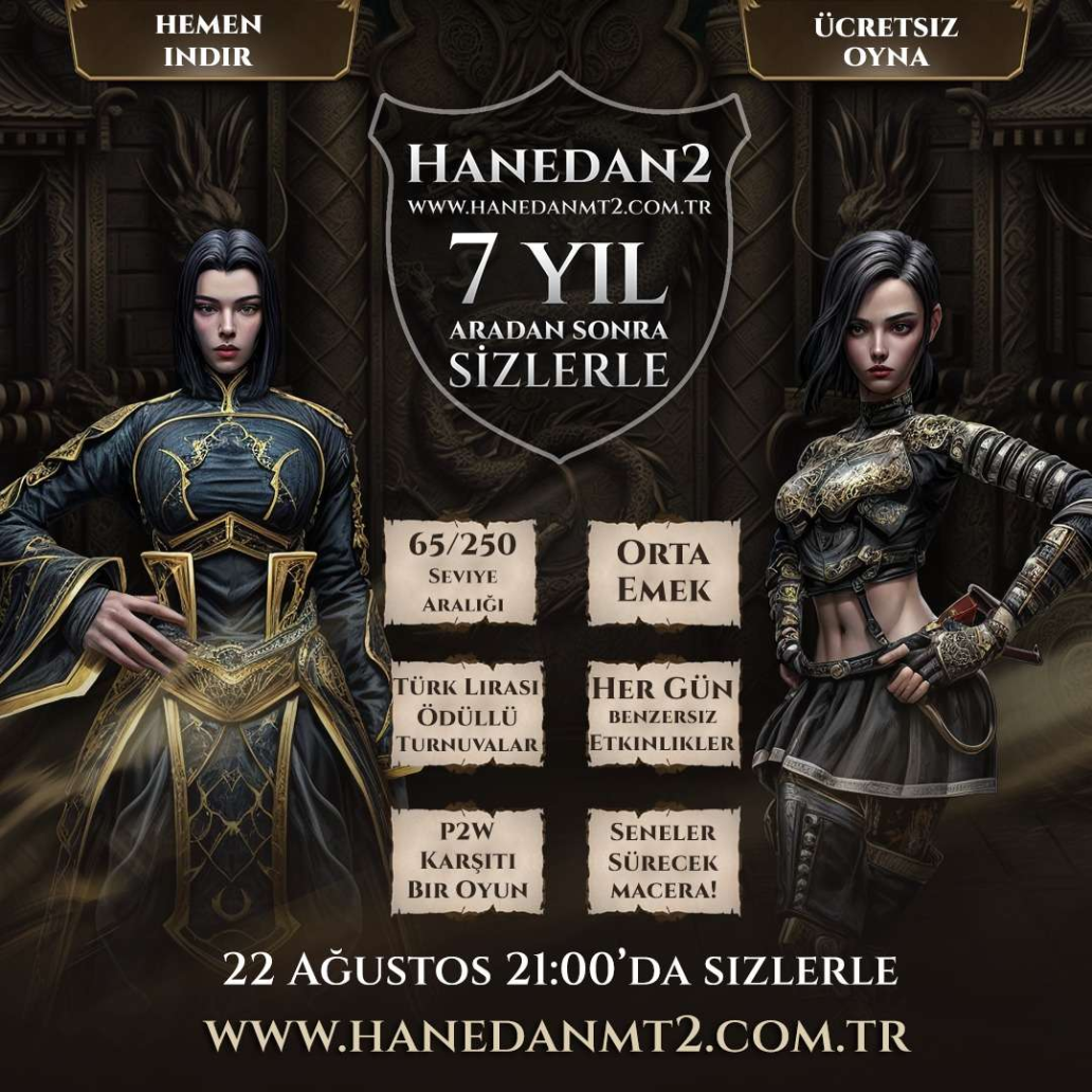 Hanedanmt2 Oldschool 65-250 server - Metin2 Özel Sunucu Hanedanmt2 Oldschool 65-250 server - Metin2 PVP Sunucu Bannerı