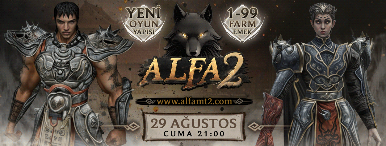 Alfamt2 1-99 - Metin2 Özel Sunucu Alfamt2 1-99 - Metin2 PVP Sunucu Bannerı