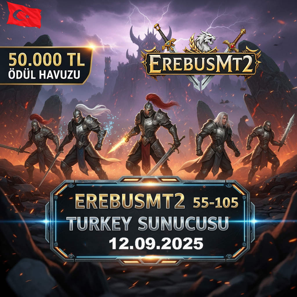 Erebusmt2 55-105 | 12 Eylül - Metin2 Özel Sunucu Erebusmt2 55-105 | 12 Eylül - Metin2 PVP Sunucu Bannerı