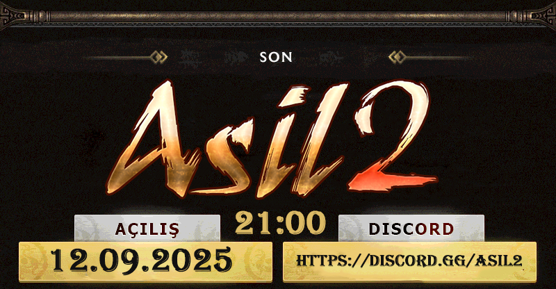 Asil Mt2 1-99 Hard Emek 12 Eylül Cuma - Metin2 Özel Sunucu Asil Mt2 1-99 Hard Emek 12 Eylül Cuma - Metin2 PVP Sunucu Bannerı
