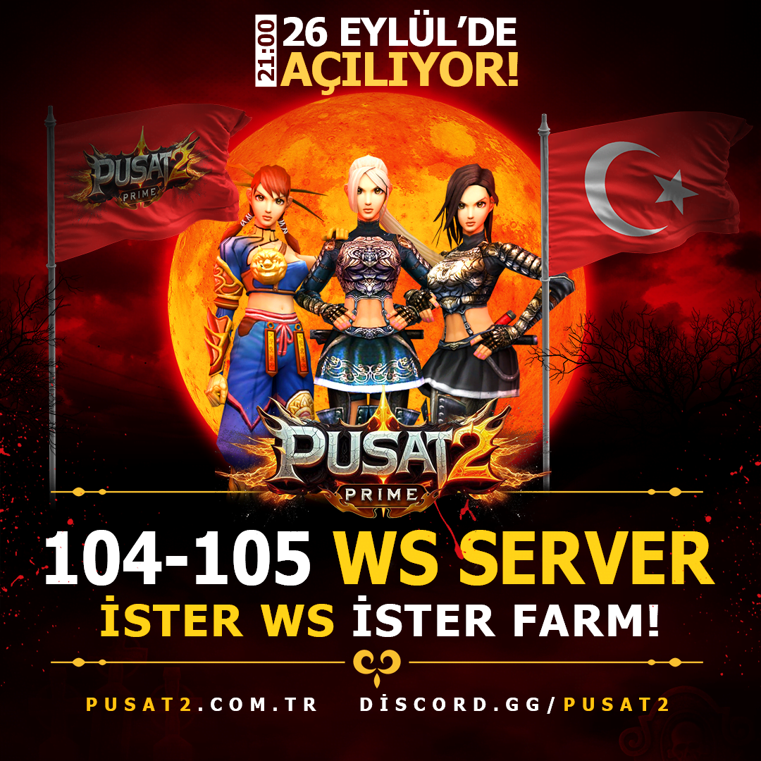 Pusatmt2 - 104-105 Wslik Metin2 Server - Metin2 Özel Sunucu Pusatmt2 - 104-105 Wslik Metin2 Server - Metin2 PVP Sunucu Bannerı