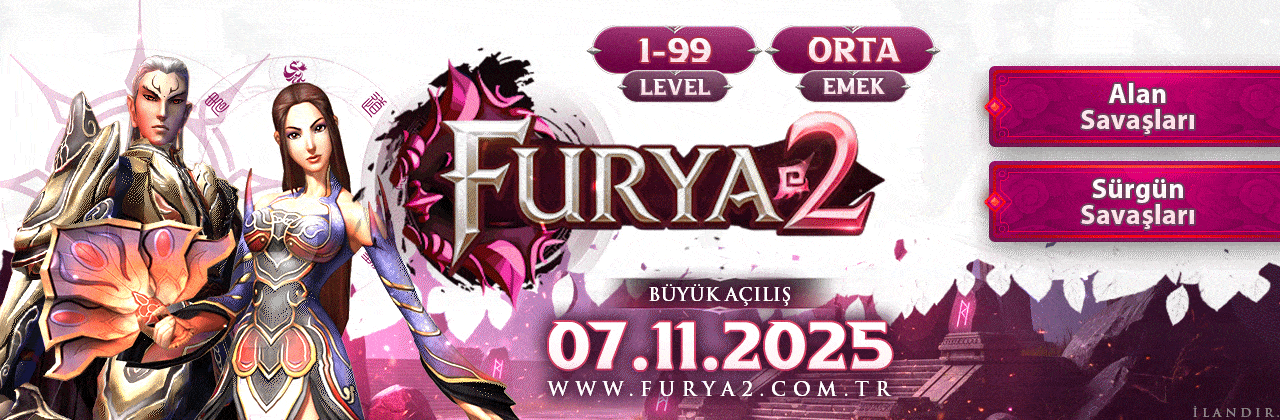 Furya2 1-99 Orta Emek yapısıyla 7 Kasımda sizlerle - Metin2 Özel Sunucu Furya2 1-99 Orta Emek yapısıyla 7 Kasımda sizlerle - Metin2 PVP Sunucu Bannerı