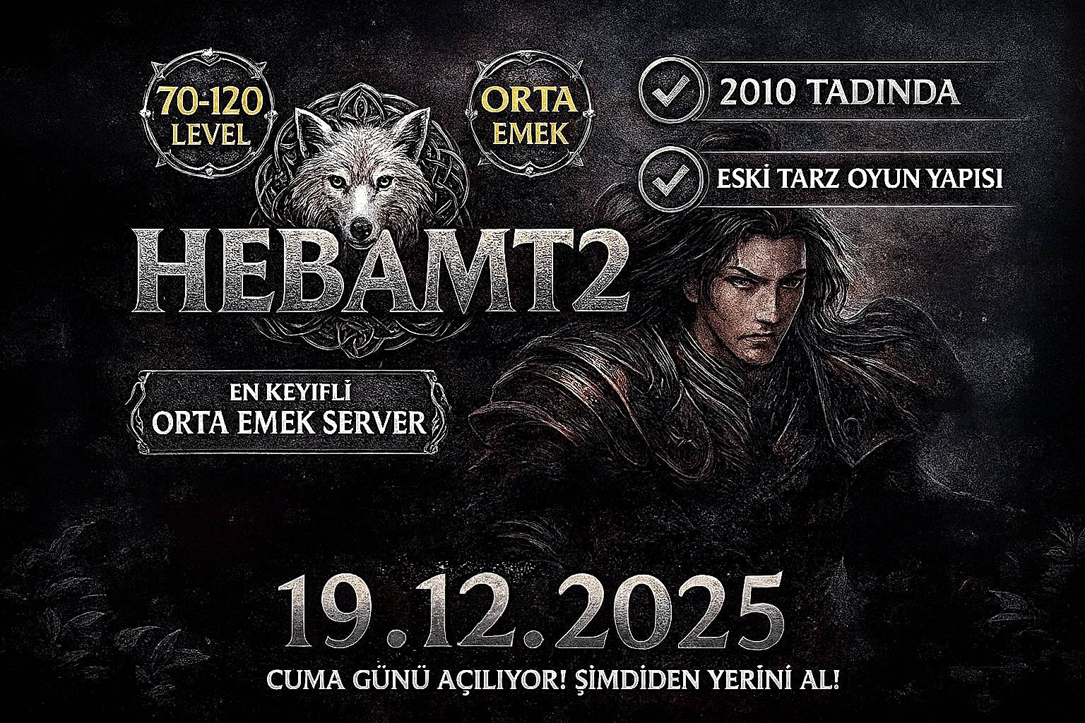 HebaMT2 70-120 Orta Emek Server - 19 Aralıkta Açılıyor - Metin2 Özel Sunucu HebaMT2 70-120 Orta Emek Server - 19 Aralıkta Açılıyor - Metin2 PVP Sunucu Bannerı
