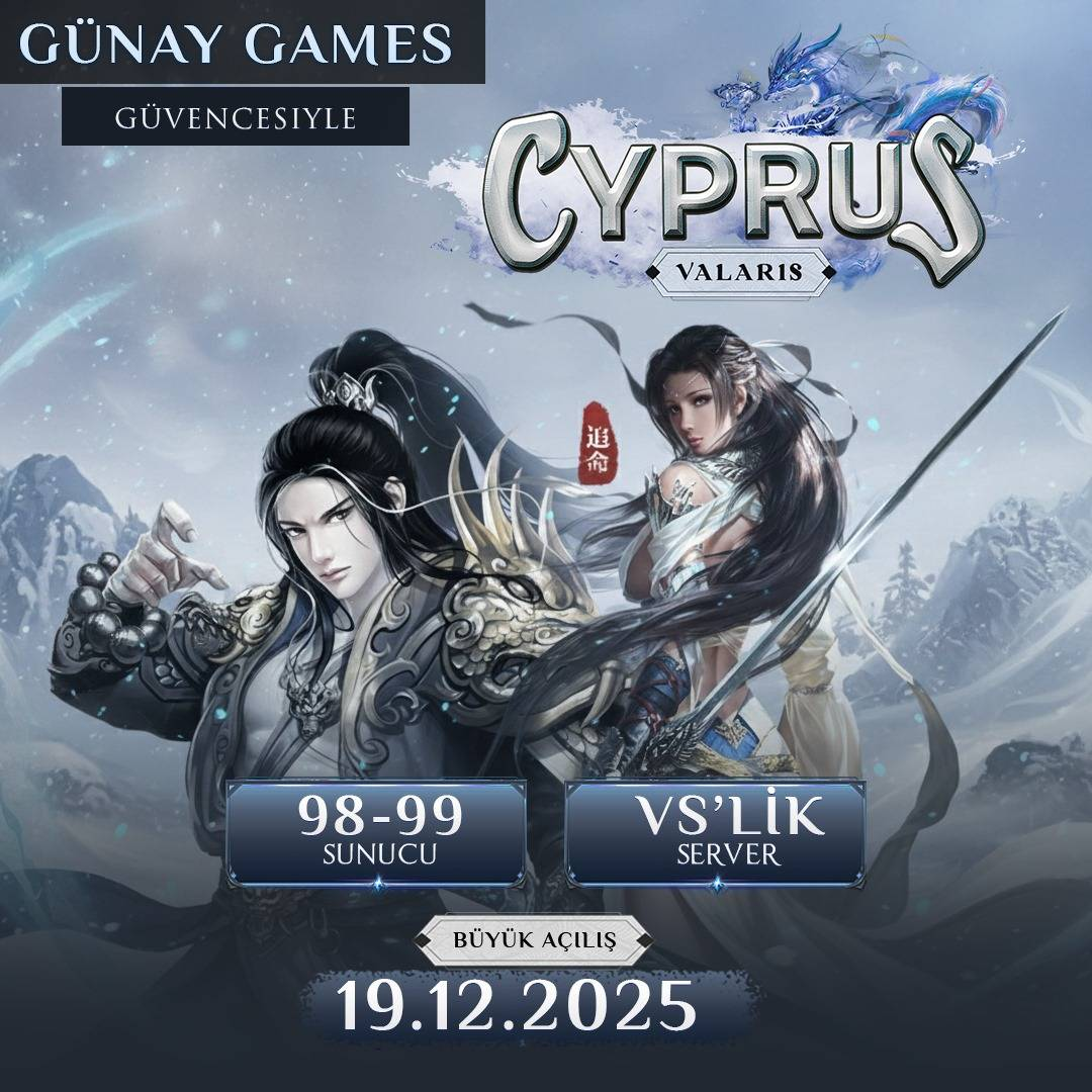 Cyprus2 98-99 Kolay Wslik Server - 19 Aralık Cuma Açılıyor - Metin2 Özel Sunucu Cyprus2 98-99 Kolay Wslik Server - 19 Aralık Cuma Açılıyor - Metin2 PVP Sunucu Bannerı