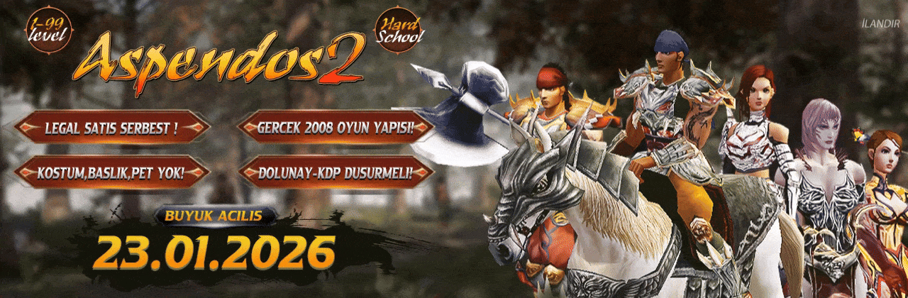 Aspendos2 2026: 23 Ocak Açılış | Hard Emek Server Özellikleri ve Detaylar - Metin2 Özel Sunucu Aspendos2 2026: 23 Ocak Açılış | Hard Emek Server Özellikleri ve Detaylar - Metin2 PVP Sunucu Bannerı