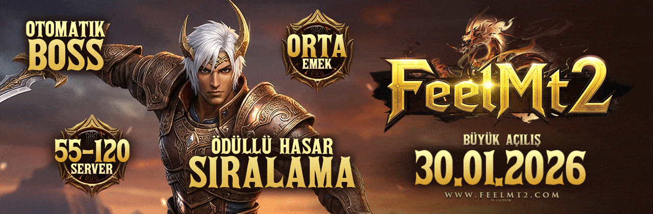 Feel Mt2 55-120 Orta Legal Satışlı Ücretsiz Oto Avlı - Metin2 Özel Sunucu Feel Mt2 55-120 Orta Legal Satışlı Ücretsiz Oto Avlı - Metin2 PVP Sunucu Bannerı