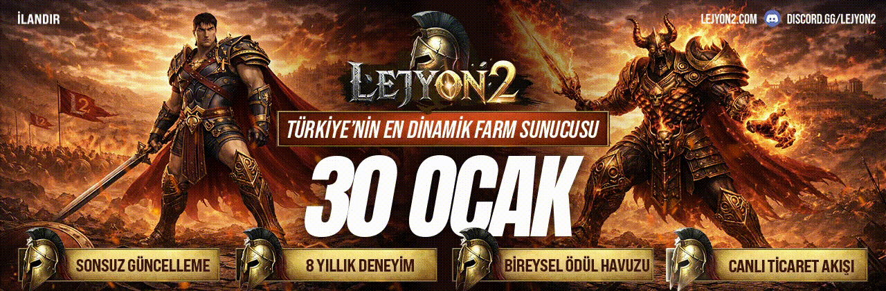 Lejyon Mt2 1-105 Legal Satışlı Orta Pvp Server - Metin2 Özel Sunucu Lejyon Mt2 1-105 Legal Satışlı Orta Pvp Server - Metin2 PVP Sunucu Bannerı