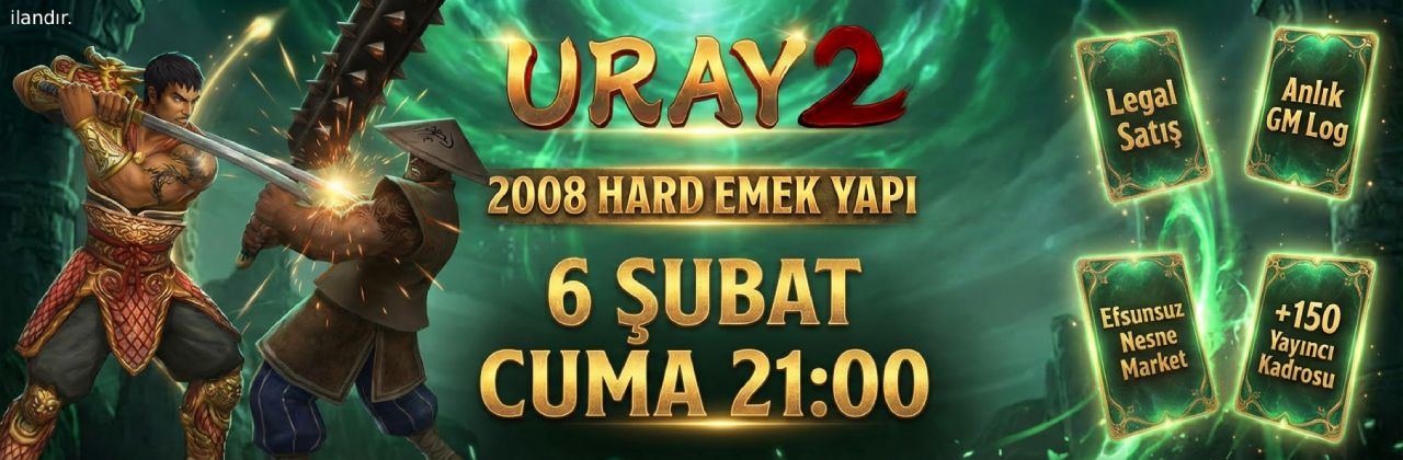 Uray Mt2 1-99 Legal Satışlı Hard Emek 2008 Yapısı - Metin2 Özel Sunucu Uray Mt2 1-99 Legal Satışlı Hard Emek 2008 Yapısı - Metin2 PVP Sunucu Bannerı