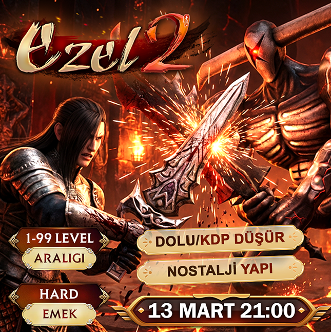 EzelMt2 - 1-99 Hardschool Kendine Has Yapısıyla 13 Mart Cuma Günü 21:00'da Açılıyor! - Metin2 Özel Sunucu EzelMt2 - 1-99 Hardschool Kendine Has Yapısıyla 13 Mart Cuma Günü 21:00'da Açılıyor! - Metin2 PVP Sunucu Bannerı