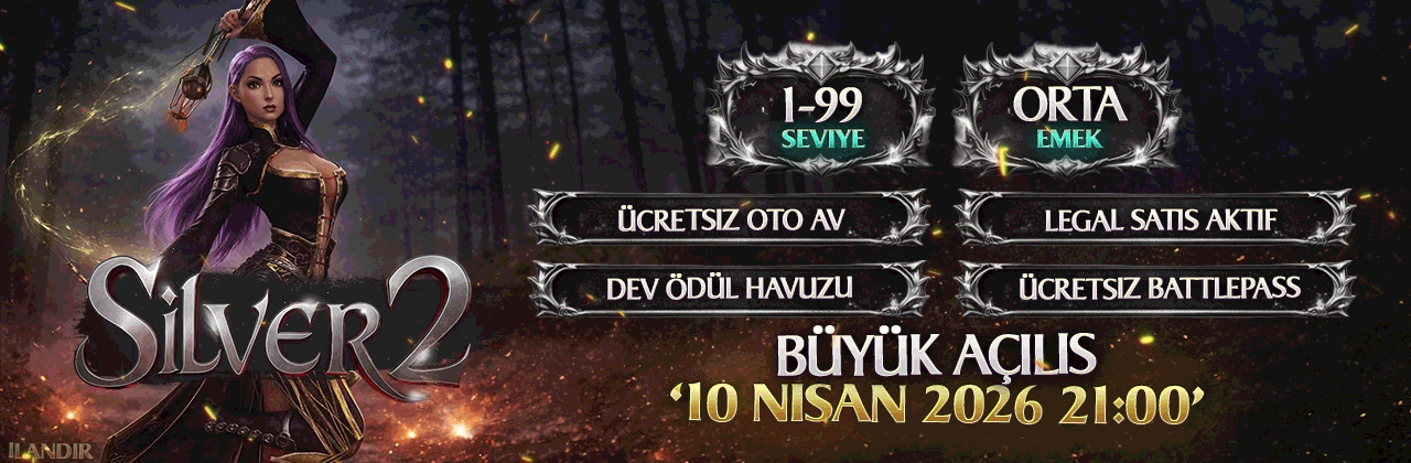 Silver2 1-99 Orta Emek Ücretsiz Oto Avlı Pvp - Metin2 Özel Sunucu Silver2 1-99 Orta Emek Ücretsiz Oto Avlı Pvp - Metin2 PVP Sunucu Bannerı
