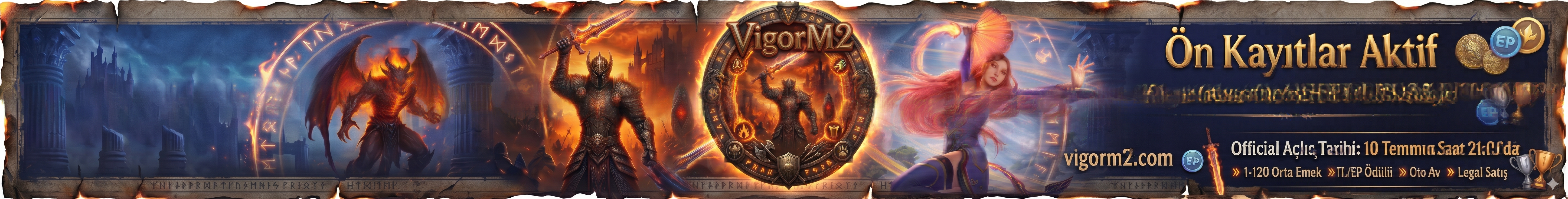 VigorM2 - Metin2 Özel Sunucu VigorM2 - Metin2 PVP Sunucu Bannerı