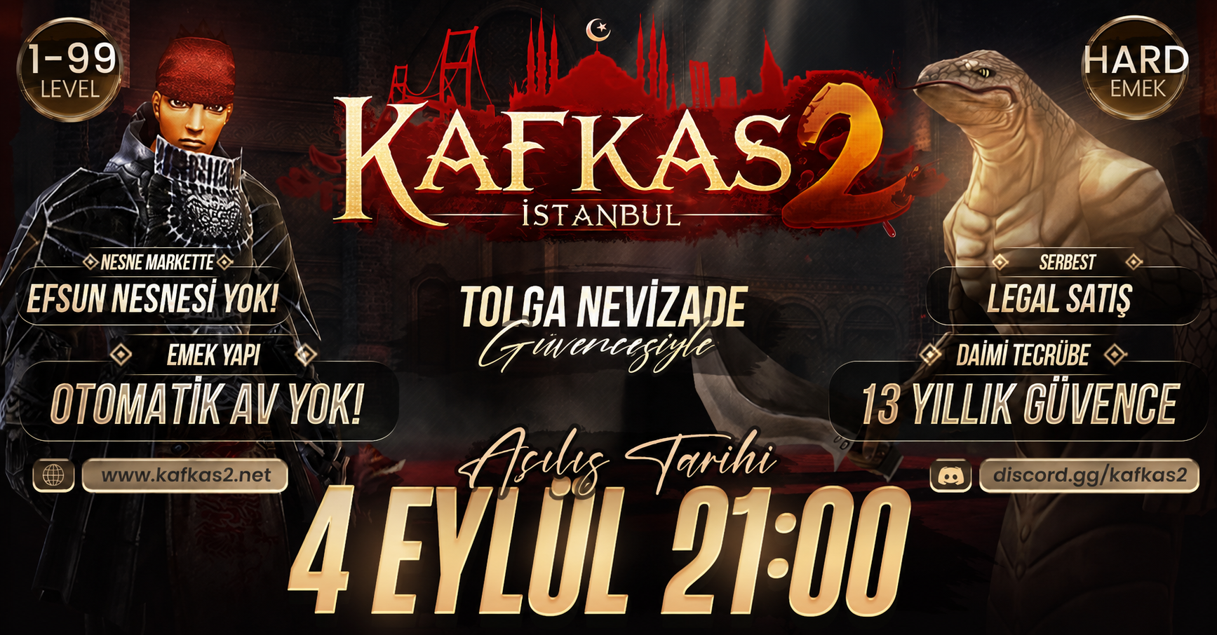 Kafkas Mt2 1-99 Oldschool – Marka Tescilli Tek 1-99, 500.000 TL+ Ödül Havuzu, Kolezyum Ligi 1v1+5v5, Legal Satış, Rascal AC Metin2 PvP Server - Metin2 PVP Sunucu Bannerı