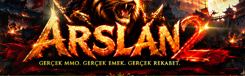 ARSLAN2 – 1-99 · Gerçek Emek · Gerçek Rekabet | Gelişen Oyun Yapısı + Dengeli Oyun + Gelişmiş Hile Koruma ile Metin2 PvP Server - Metin2 PVP Sunucu Bannerı
