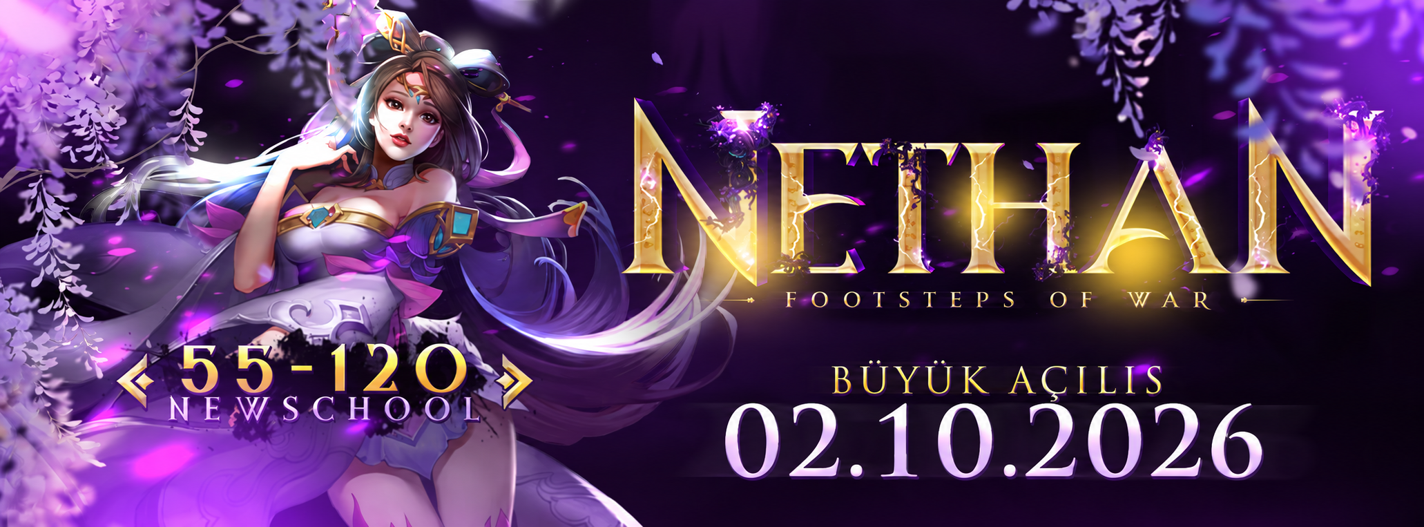 Nethan2 55-120 NewSchool Uluslararası MMORPG – iOS + Android + Windows + 5 Dil + Yeni Karakter Artemisia + 43 Yayıncı ile Metin2 PvP Server - Metin2 PVP Sunucu Bannerı